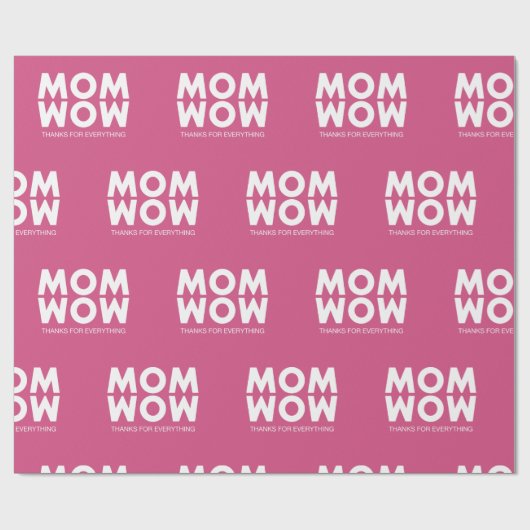 Mam, wauw! cadeaupapier (Vlak)