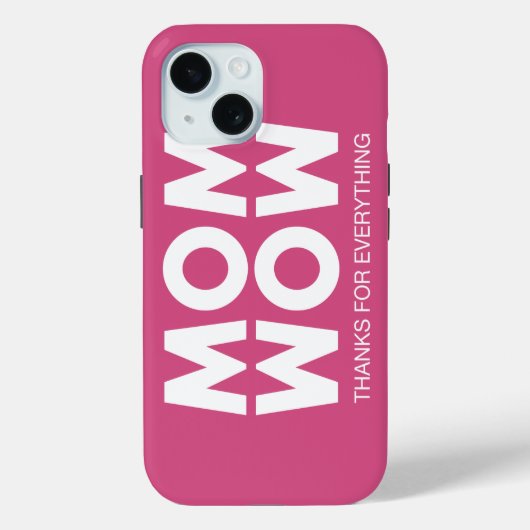 Mam, wauw! Case-Mate iPhone case (Achterkant)