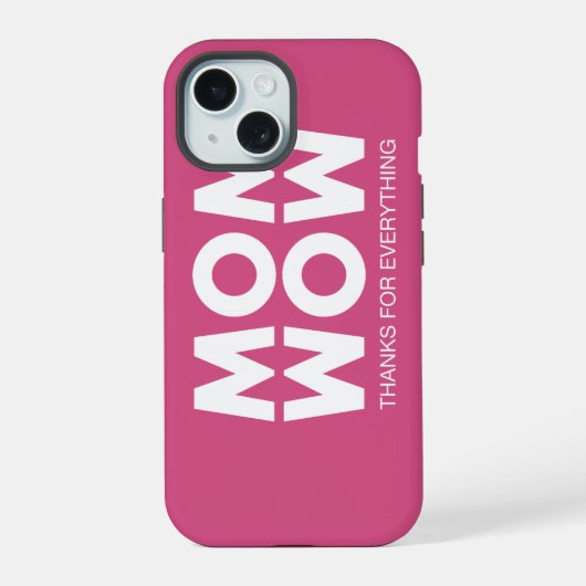 Mam, wauw! iPhone 15 case (Achterkant)