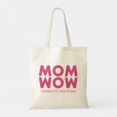 Mam, wauw! tote bag (Achterkant)