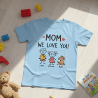 Mam We Aardig Jou Cute Kinderen Namen Illustratie