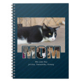 Mam We houden van je 4 Foto 3 Ring Multomap Notitieboek (Voorkant)