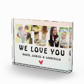 Mam We houden van je aangepaste Moederdag fotocoll Fotoblokken (Rechts)