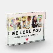 Mam We houden van je aangepaste Moederdag fotocoll Fotoblokken (Links)