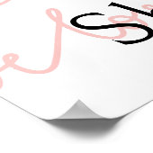 Mam We houden van je Beste Moeder Gift Poster (Hoek)