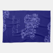 Mam, we houden van je blauwe keukenhanddoeken (Horizontaal)