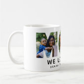 Mam We houden van je eigen Moederdag Foto Collage Koffiemok (Links)