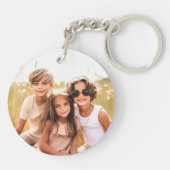 Mam we houden van je foto harten roze rode moederd sleutelhanger (Achterkant)