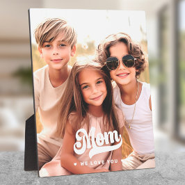 Mam we houden van je foto hartjes witte tekst moed fotoplaat