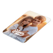 Mam we houden van je foto hartjes witte tekst moed magneet (Linkerzijde)