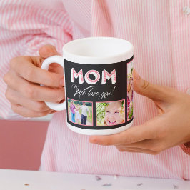 Mam, we houden van je! te personaliseren foto mok