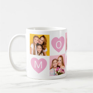 Mam We Liefhebben Jou Kinderen Namen Foto Collage Koffiemok