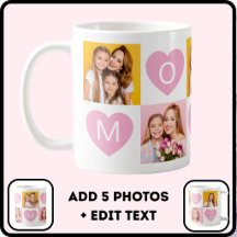 Mam We Liefhebben Jou Kinderen Namen Foto Collage 