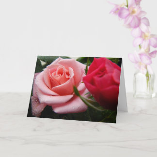 Mam We Love You Roze Rood Rose Moederdag Kaart