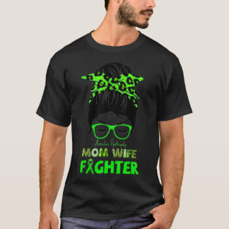 Mam Wife Fighter MUSCULAR DYSTROPHY Awareness T-shirt