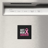 Mam Wife Survivor Borstkanker Magneet (Insitu (Vaatwasser))