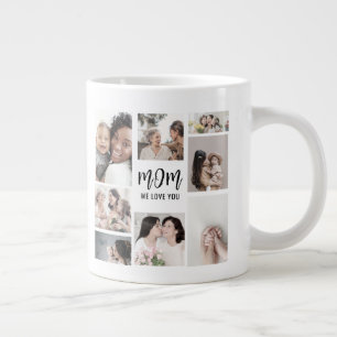Mam Wij houden van u aangepaste Moederdag Foto Grote Koffiekop