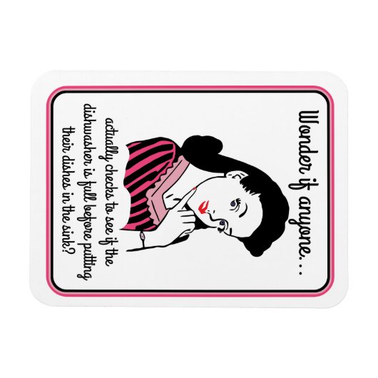 Mam Wonders Retro Fun Kitchen Magnet Magneet (Horizontaal)