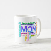 Mam Word Art-Mok Koffiemok (Voorkant rechts)