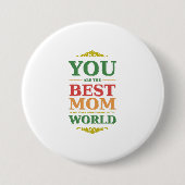 Mam World Ronde Button 7,6 Cm (Voorkant)