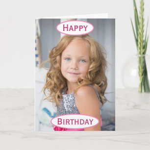 Mam World's beste ooit Kinder foto van Birthday Kaart