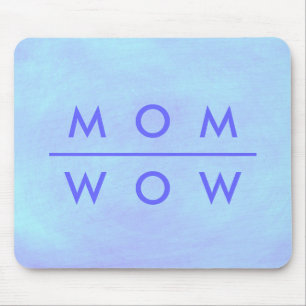 Mam Wow, gemengde blauwe muismatten