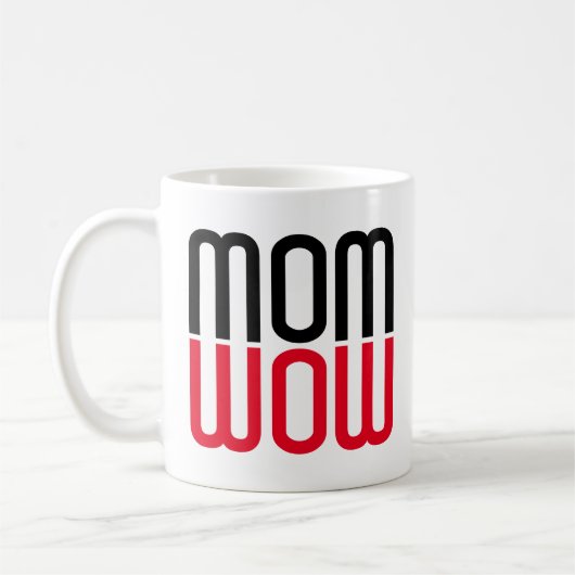 Mam Wow ondersteboven plezier Koffiemok (Links)
