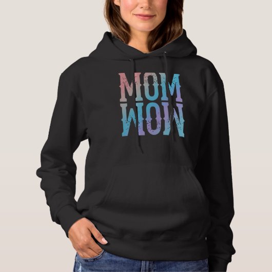 Mam Wow Trotse Moeder Hoodie (Voorkant)