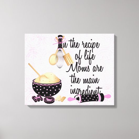 Mam Wrapped Canvas Afdruk (Voorkant)
