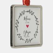 mam | Yaya Jaar Oost. Heart Ceramic Ornament (Rechts)