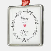 mam | Yaya Jaar Oost. Heart Ceramic Ornament (Links)