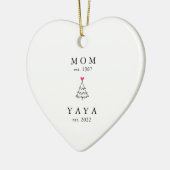 mam | Yaya Jaar Oost. Kerstakeramische versiering Keramisch Ornament (Links)