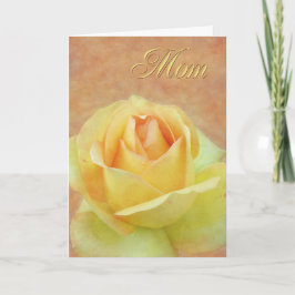 Mam Yellow Rose Kaart