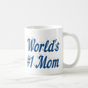 Mam zee blauwe halve tekst koffie mok