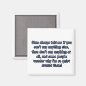 Mam zei altijd... magneet (Voorkant / Achterkant)