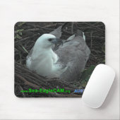 Mam Zitten op 2 eieren 2013 Mousepad Horizontal Muismat (Met muis)
