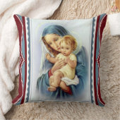 Mam zonder blote maagd Maria met Jezus Kind Kussen (Deken)