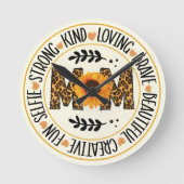 Mam Zonnebloem Ronde Klok (Voorkant)