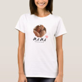 Mama 1 Image Personalized Happy Mother's Day T-shirt (Voorkant)