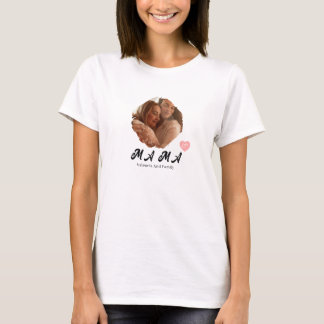 Mama 1 Image Personalized Happy Mother's Day T-shirt