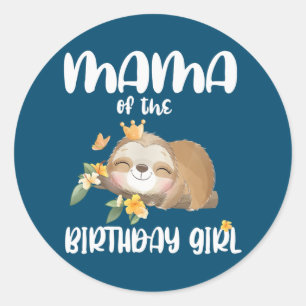 Mama 1st eerste serie geboorte ronde sticker