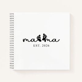 Mama 2026 | Baby Onthulling Dagboek  Notitieboek
