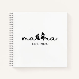 Mama 2026 | Baby Onthulling Dagboek Notitieboek