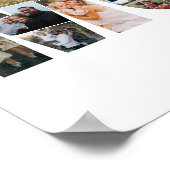 Mama 20 Fotocollage Gift voor Moederdag Poster (Hoek)