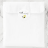 Mama 2 be ronde sticker (Tas)