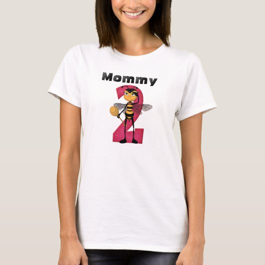 ***Mama 2BEE Vrouwen Moederschap T-shirt (Voorkant)