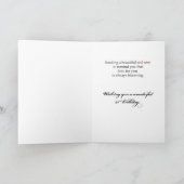 Mama 93e verjaardag Red Rose Kaart (Binnen)