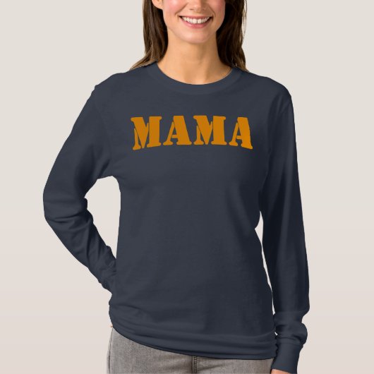 Mama A Fun en Simple Declaration of Motherhood T-shirt (Voorkant)