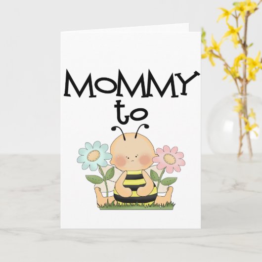 MAMA AAN BE/Bee Kaart (Gele Bloem)