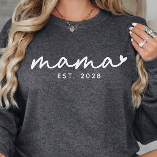 Mama   Aangepast Ellegante Script Moederdag Nieuwe Trui